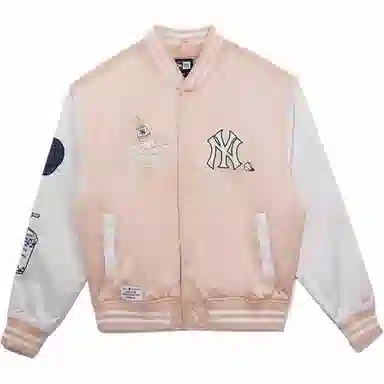 New Era x MLB SS25 Yankees Ice Cream Jacket Pink