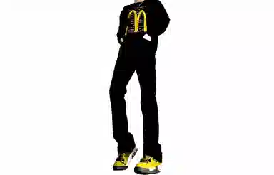 emoji Vintage Washed Straight Jeans