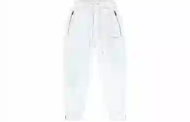 TEAM WANG Logo Joggers White