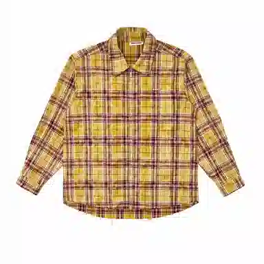 BENMYSHOWER Plaid Jacket