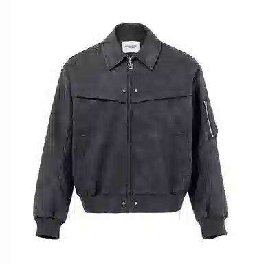 BENMYSHOWER Tie-Dye Baseball Jacket