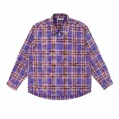 BENMYSHOWER Plaid Jacket