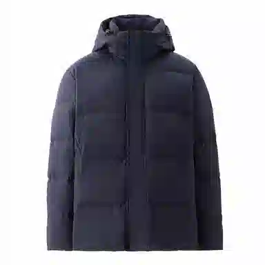 佐丹奴 鸭绒可脱卸帽梭织羽绒服 男款