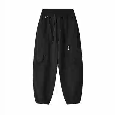 赞仕 宽松微锥复古束脚工装裤 男款