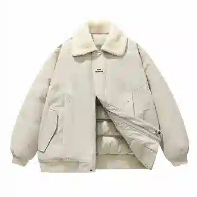 The Simpsons Logo Embroidered Sherpa Jacket