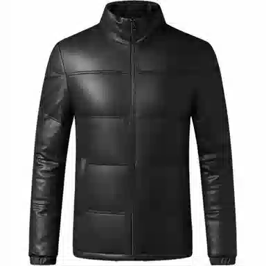 恒源祥 摇粒加绒加厚保暖长袖羽绒服 男款