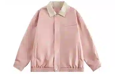 美式复古机车风纯色翻领宽松时尚拉链皮夹克皮衣 男女同款