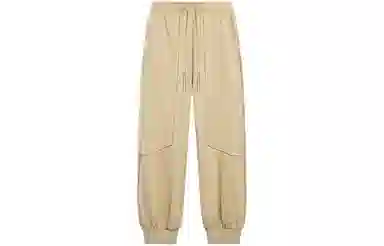 中国李宁 成龙联名功夫系列 休闲宽松束脚针织运动裤 男款 海星褐