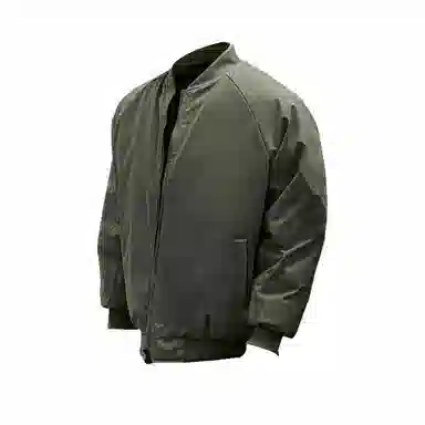 布客行 休闲宽松机车教练落肩风纯色单品夹克 男女同款