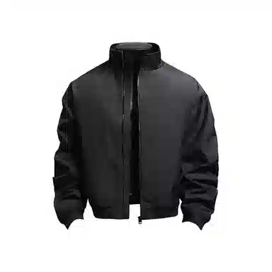 布客行 美式高街老钱风复古百搭飞行员教练立领短款宽松保暖防风防水潮流外套夹克 男女同款