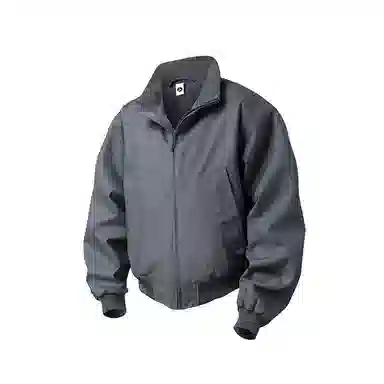 布客行 休闲宽松机车教练落肩风纯色单品夹克 男女同款