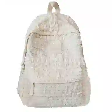 醇龙 大学生初高中百搭旅行轻便通勤包 泡泡料 双肩包 女款 多色