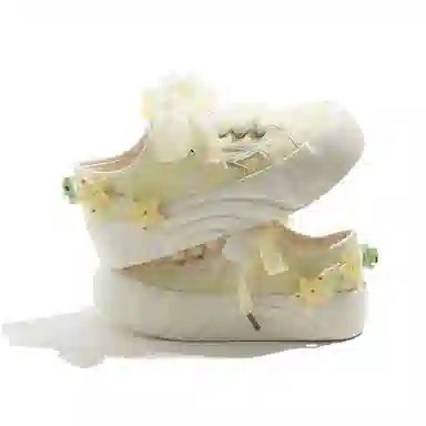 蝴蝶鞋带学院风甜美可爱舒适百搭潮流时尚 透气包裹性轻便 低帮 帆布鞋 女款