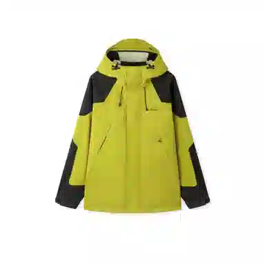 森马 防风防雨拼接连帽宽松拉链夹克外套 男款