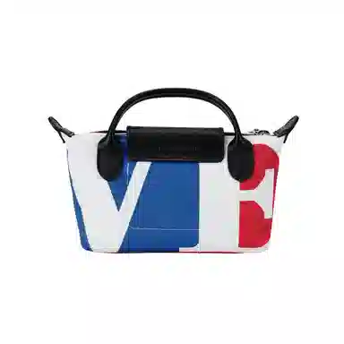 Longchamp x Robert Indiana Mini Tote White