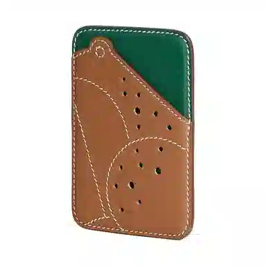 Hermes Swift Card Holder Magsafe Green Gold