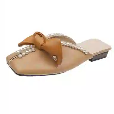 鹿向南 百搭时尚潮流 静音包头拖鞋 女款 礼盒款