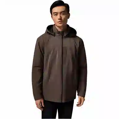 迪柯尼 高智通勤时尚连帽棉服 男款