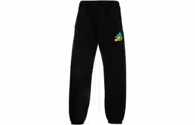 OFF-WHITE SS23 Brushstroke Arrow Sweatpants Black