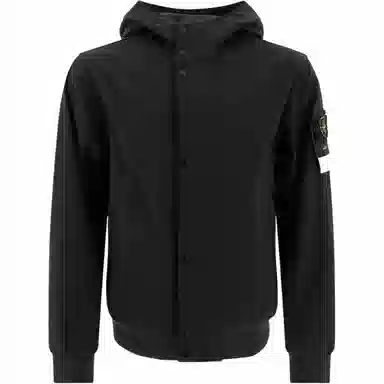 Stone Island SS25 Soft Shell Jacket Carbon Grey