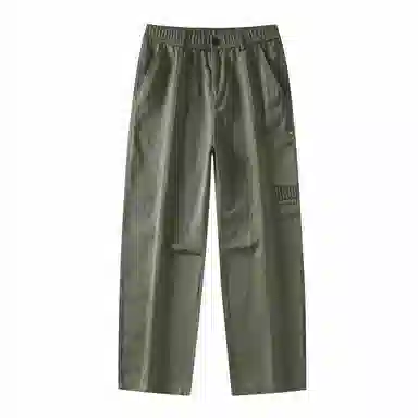 三体 水滴危机系列 简约休闲字母印花纯色基础款直筒百搭宽松垂感机能美式复古高街潮牌时尚日系户外机能风工装裤 男女同款