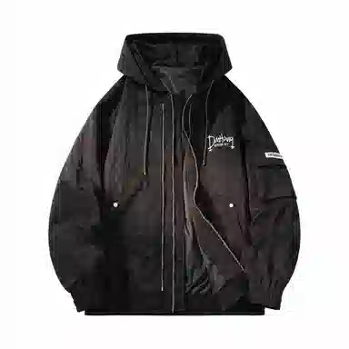 敦煌博物馆 宽松字母工装休闲百搭长袖夹克外套 男女同款