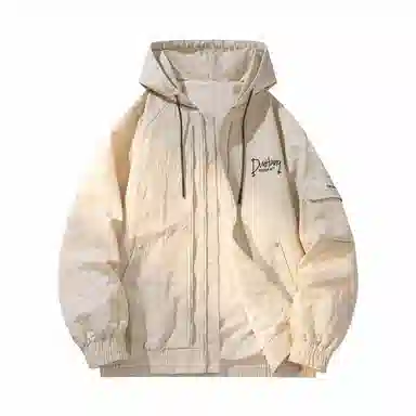 敦煌博物馆 宽松字母工装休闲百搭长袖夹克外套 男女同款