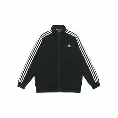 adidas Retro Stripe Logo Jacket Black