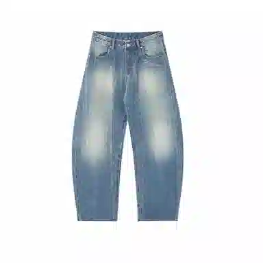 PANDA ADEVIL Devil Straight Jeans Blue
