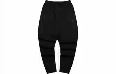 特步 健身训练宽松针织加绒运动裤 男款