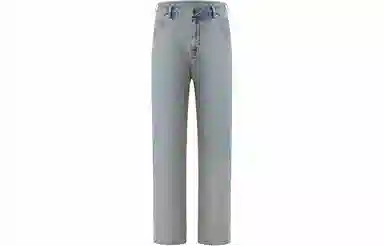 PSO Brand Washed Straight Jeans