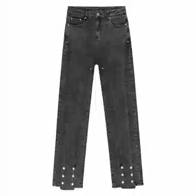 XINYINSU Wide-Leg Jeans Black