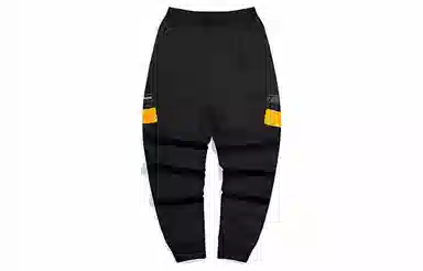 特步 宽松休闲针织束脚运动裤 男款