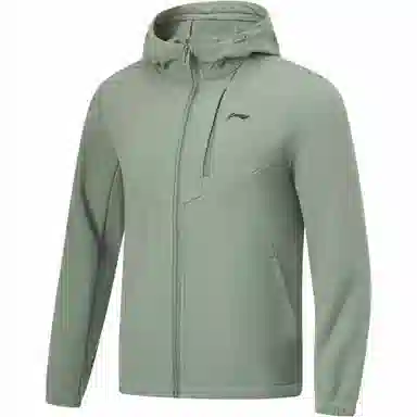 LiNing Fitness Series Hoodie Grey Green