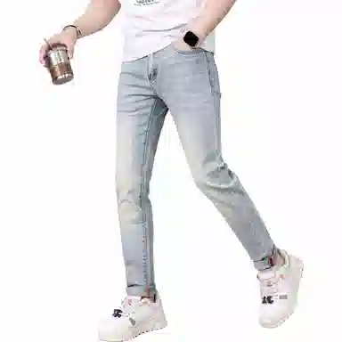 UOOHE Vintage Blue Jeans