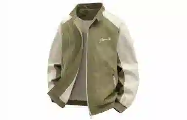 王者荣耀 鲁班七号星空梦想款美式复古拼接撞色立领花体字母防风户外工装宽松休闲耐磨机能风通勤教练百搭夹克外套 男女同款