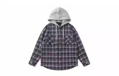 LAMLICKA SS24 Hooded Jacket Purple