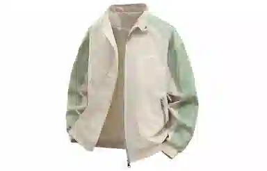 王者荣耀 鲁班七号星空梦想款美式复古拼接撞色立领花体字母防风户外工装宽松休闲耐磨机能风通勤教练百搭夹克外套 男女同款