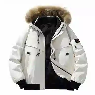 The Simpsons Embroidered Down Jacket