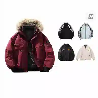 The Simpsons Embroidered Down Jacket