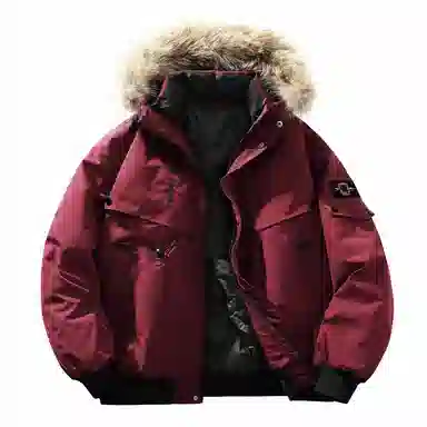 The Simpsons Embroidered Down Jacket