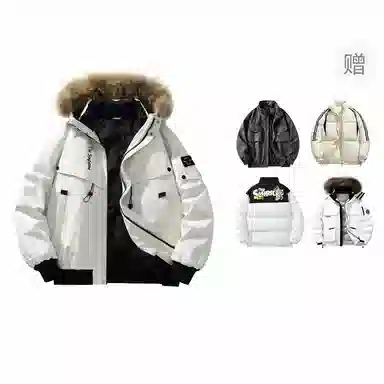 The Simpsons Embroidered Down Jacket