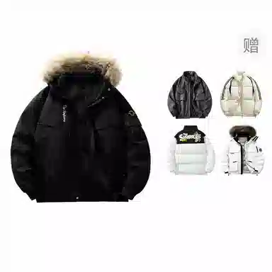 The Simpsons Embroidered Down Jacket