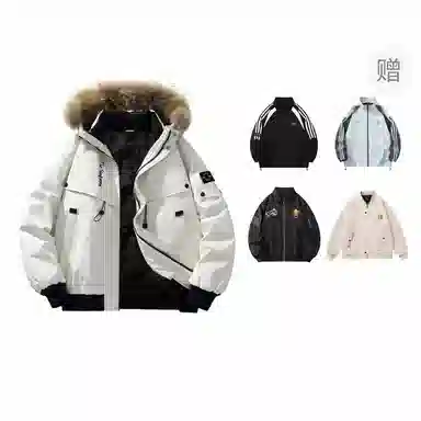 The Simpsons Embroidered Down Jacket