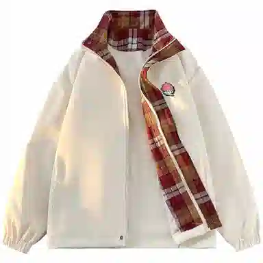 王者荣耀 英雄款 美式复古简约拼接设计休闲宽松百搭翻领夹克外套 男女同款