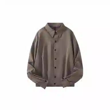 SHANTREE Solid Color Casual Jacket