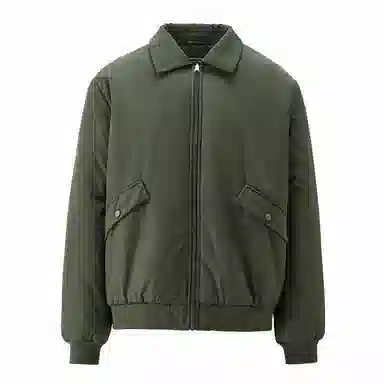 佐丹奴 夹棉保暖工装口袋翻领梭织棉衣外套棉服 男款