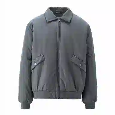 佐丹奴 夹棉保暖工装口袋翻领梭织棉衣外套棉服 男款