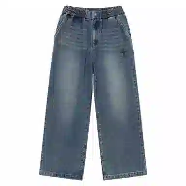 BJHG Vintage Star Print Jeans