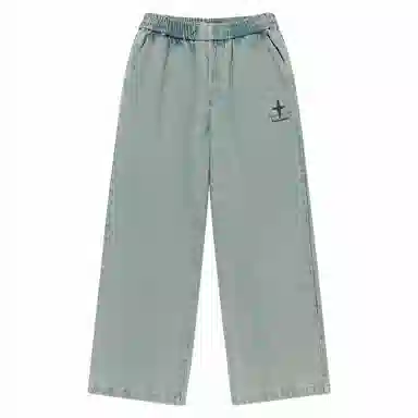 BJHG Vintage Star Print Jeans